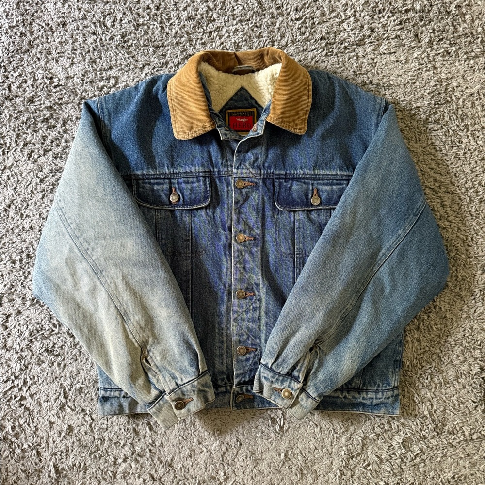 Wrangler - Hero Corduroy + Sherpa Lined Denim Jacket